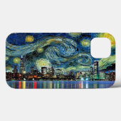 Chicago night sky-schilderij iPhone/iPad case (Achterkant (horizontaal))