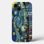 Chicago night sky-schilderij iPhone/iPad case (Achterkant)
