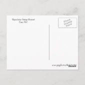  Chicago Night Skyline Briefkaart (Achterkant)