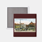 Chicago & Northwestern Railway, Des Moines, Iowa Magneet (Voorkant / Achterkant)