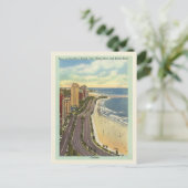 Chicago  Oak St. Beach Lake Shore Drive Briefkaart (Staand voorkant)