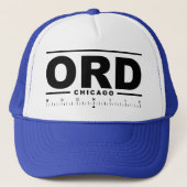 Chicago O'Hare Int'l Airport ORD Trucker Pet (Voorkant)