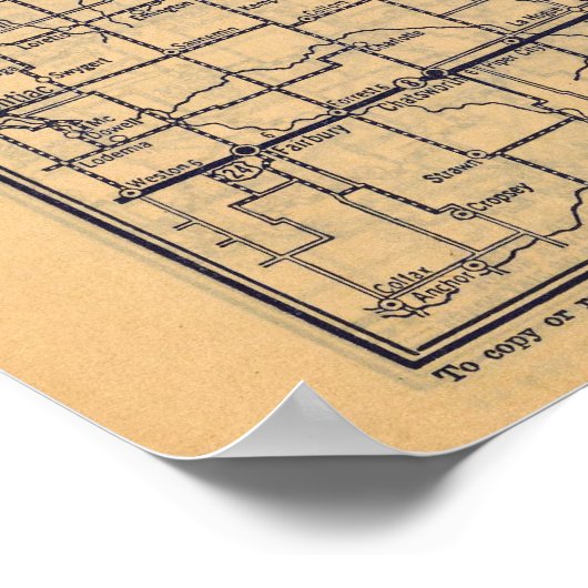 Chicago, Omaha, Kansas City Poster (Hoek)