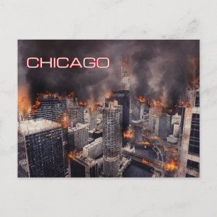 Chicago on Fire Briefkaart