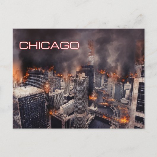 Chicago on Fire Briefkaart (Voorkant)