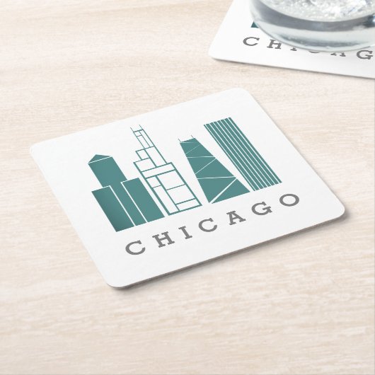 Chicago Onderzetter (Schuin)