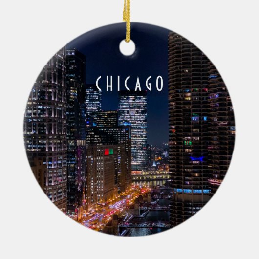 Chicago, Ornament Night Ceramic (Achterkant)