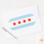 Chicago Ovale Sticker (Envelop)