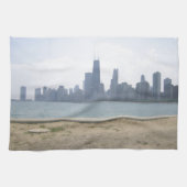 Chicago over het water theedoek (Horizontaal)