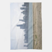 Chicago over het water theedoek (Verticaal)