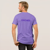 Chicago Paarse Graphic T-Shirt (Voorkant)