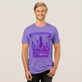 Chicago Paarse Graphic T-Shirt (Voorkant volledig)