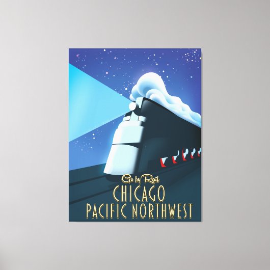 Chicago Pacific Northwest Canvas Afdruk (Voorkant)