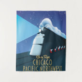 Chicago Pacific Northwest Wandkleed (Voorkant)