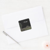 Chicago Park Blackened Skies Vierkante Sticker (Envelop)