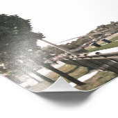 Chicago Park in sepia tinten Foto Afdruk (Hoek)