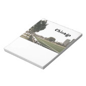 Chicago Park in Sepia Tones Notitieblok (Linkerzijde)