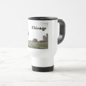 Chicago Park in Sepia Tones Reisbeker (Voorkant rechts)