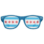 Chicago Party Shades. Retro Zonnebril (Voorkant)