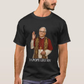 Chicago Paus Leo XIV 'Da Pope' | Grappig katholiek T-shirt (Voorkant)