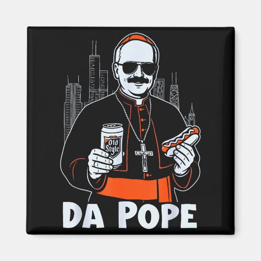 Chicago Pe Leo Xiv Da Pe New Pe Tribute Godmother  Magneet (Voorkant)