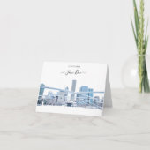 Chicago Personalized Note Kaart (Voorkant)