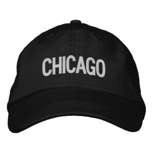 Chicago Persoonlijke Verstelbare Hoed Geborduurde Pet