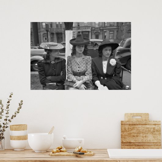 Chicago Pet Mode 1940 Poster (Keuken)