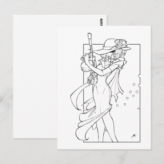 Chicago Piano Briefkaart (Voorkant / Achterkant)