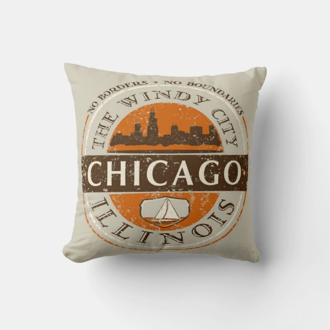 Chicago Pillow Kussen (Voorkant)