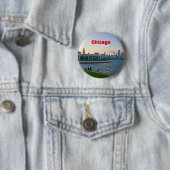 Chicago Pin Ronde Button 5,7 Cm (In situ)