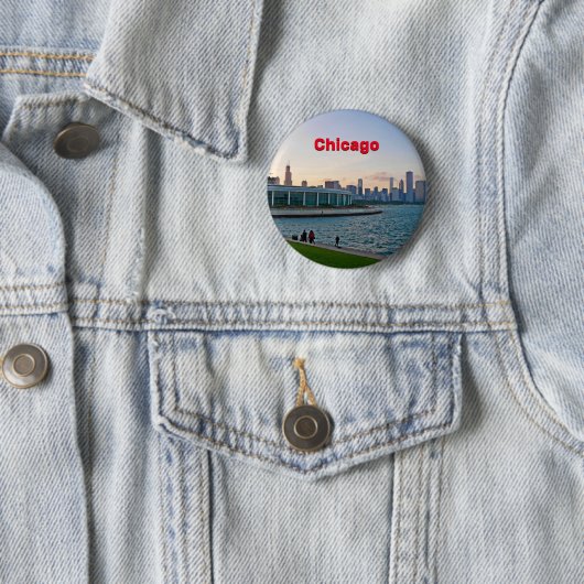 Chicago Pin Ronde Button 5,7 Cm (In situ)