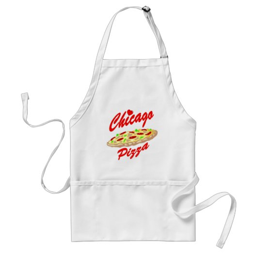 Chicago Pizza Standaard Schort (Voorkant)