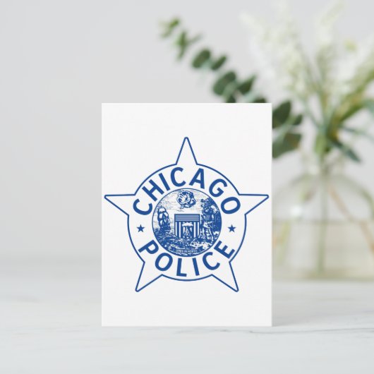 Chicago Police () Briefkaart (Staand voorkant)