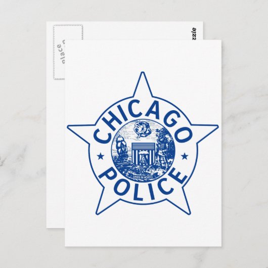 Chicago Police () Briefkaart (Voorkant / Achterkant)
