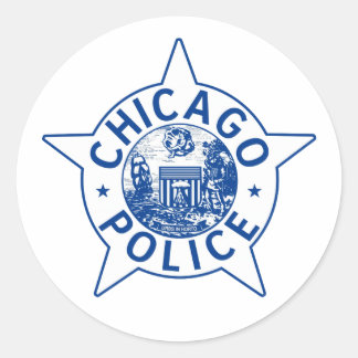 Chicago Police () Ronde Sticker