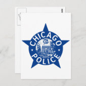 Chicago Police  STAR Briefkaart (Voorkant / Achterkant)