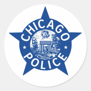 Chicago Police STAR Ronde Sticker