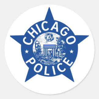 Chicago Police STAR Ronde Sticker