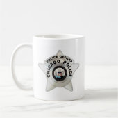 Chicago politiebadge koffiemok (Links)