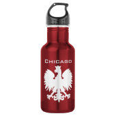 Chicago Polska Water Fles (Voorkant)