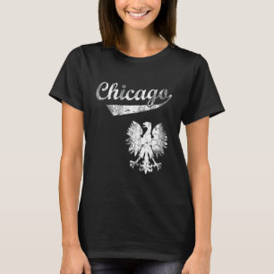 Chicago Pools-Amerikaans Polen Polska Eagle T-shirt