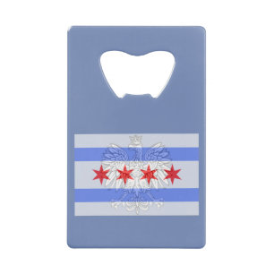 Chicago Poolse bottenopener Creditkaart Flessenopener