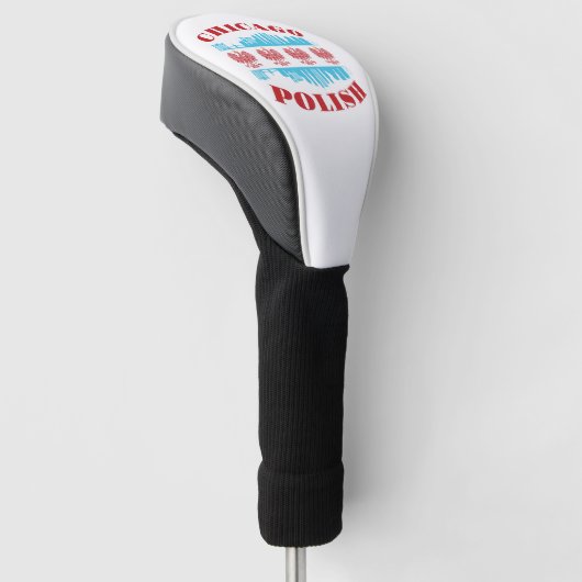 Chicago Poolse erfgoedPride Golfheadcover (Schuin)