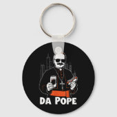 Chicago Pope Leo XIV Da Pope Funny Meme Sleutelhanger (Voorkant)