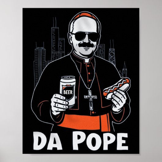 Chicago Pope Leo XIV da Pope Poster (Voorkant)
