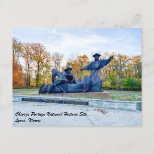 Chicago Portage National Historic Site Briefkaart