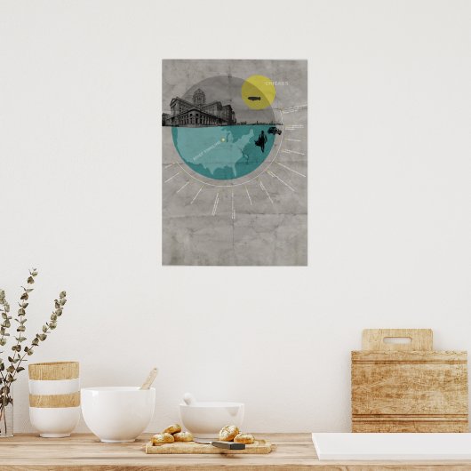 Chicago Poster (Keuken)