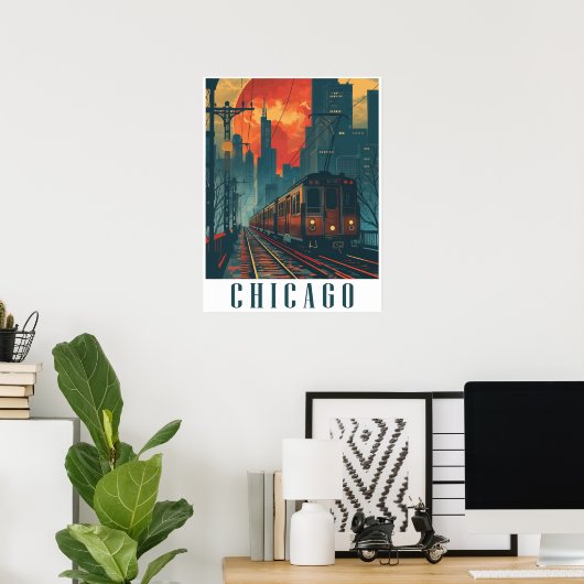  Chicago Poster (Thuiskantoor)