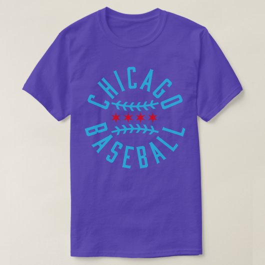 Chicago Pride Baseball Fan T-shirt Wave Your Flag  (Design voorkant)